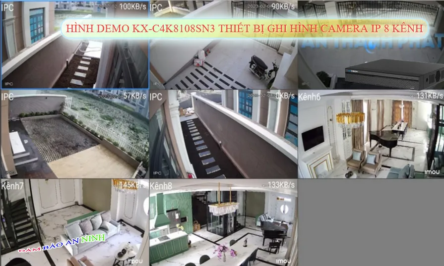 Đầu Ghi KX-C4K8108SN3 Công Nghệ Mới ✪