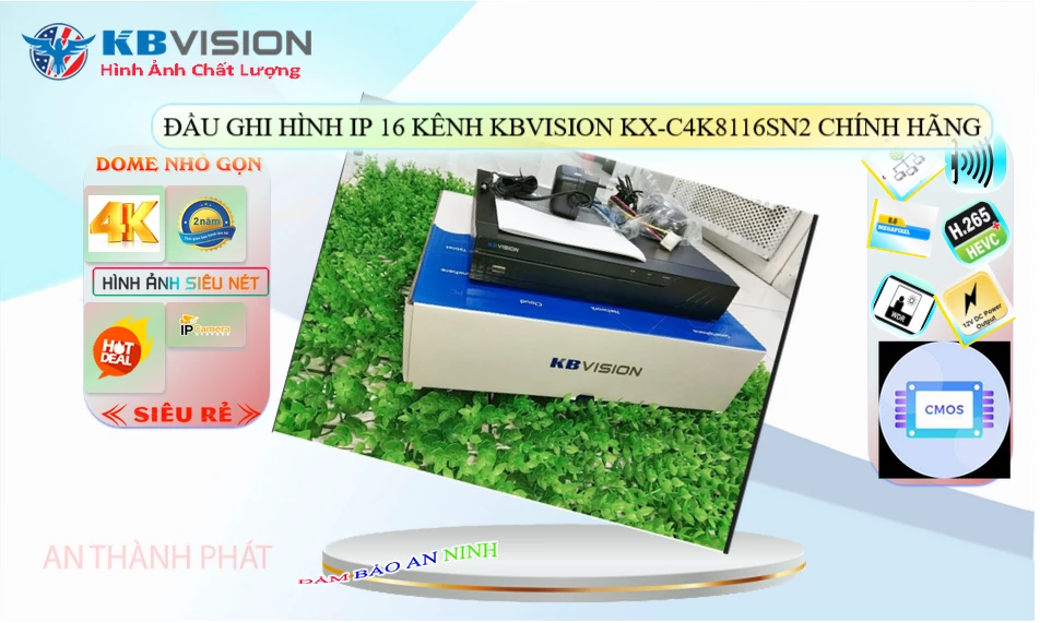 KX-C4K8116SN2 sắc nét KBvision KX-C4K8116SN2 sắc nét KBvision