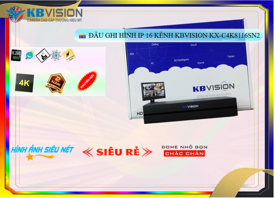 KX-C4K8116SN2 sắc nét KBvision KX-C4K8116SN2 sắc nét KBvision