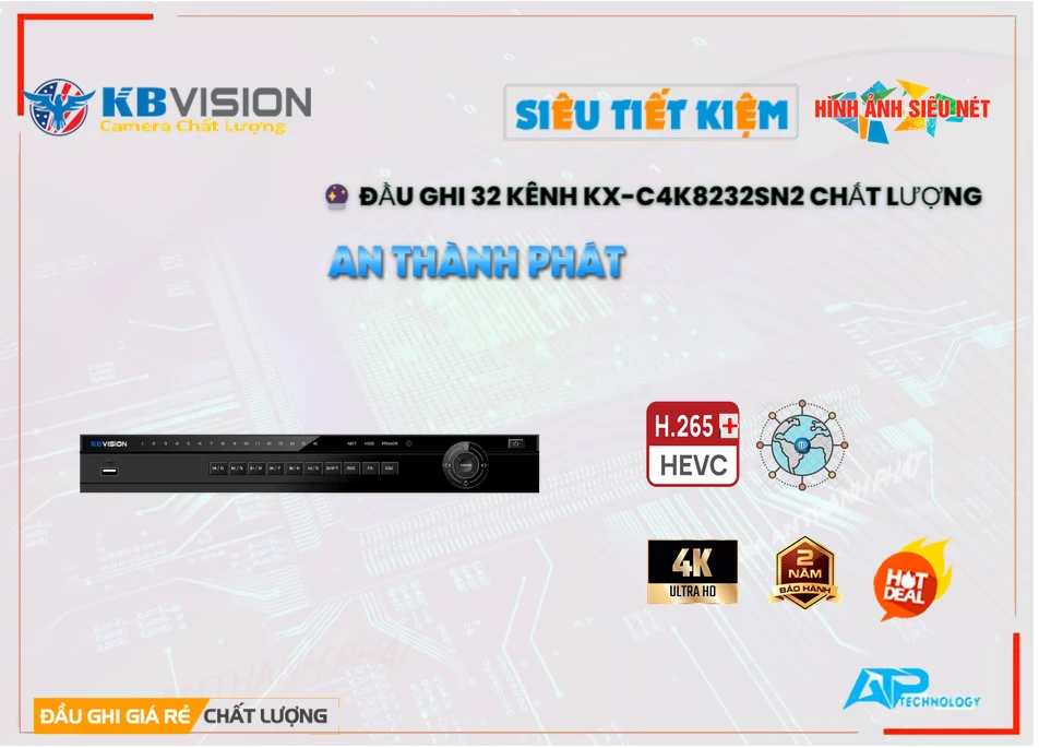 KX-C4K8232SN2 sắc nét KBvision KX-C4K8232SN2 sắc nét KBvision
