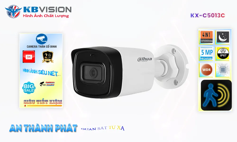 KX-C5013C sắc nét KBvision KX-C5013C sắc nét KBvision