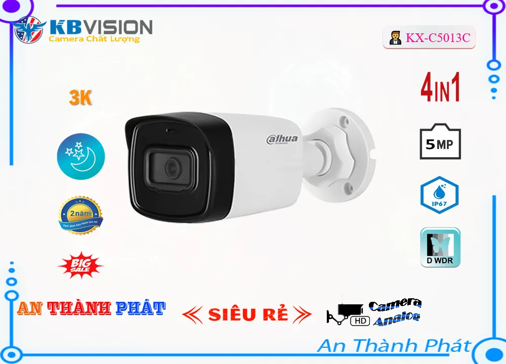 KX-C5013C sắc nét KBvision KX-C5013C sắc nét KBvision
