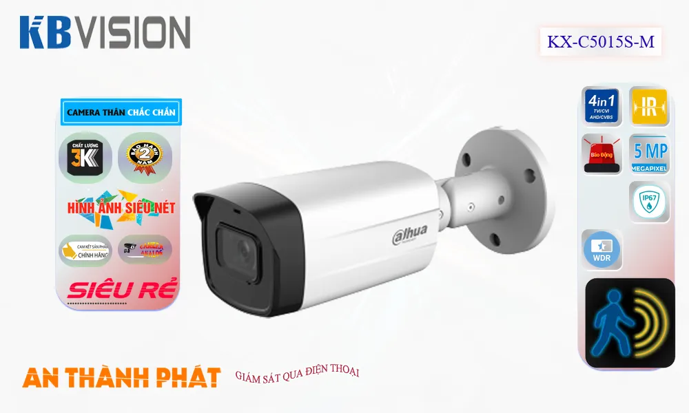 KX-C5015S-M sắc nét KBvision KX-C5015S-M sắc nét KBvision