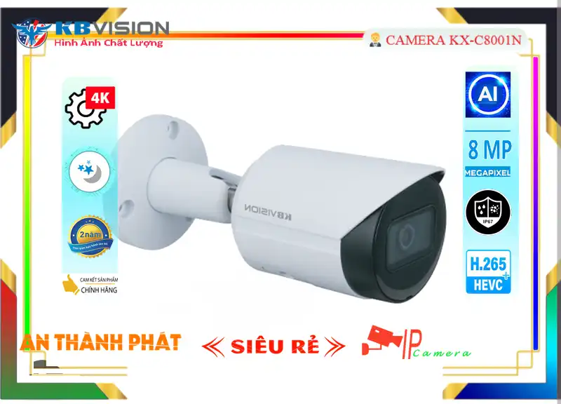 KX-C8001N sắc nét KBvision