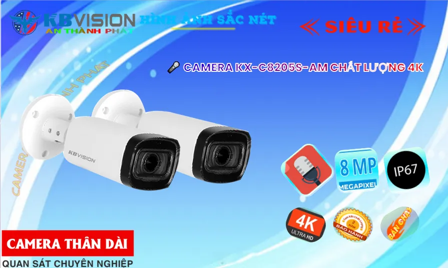 Camera KBvision KX-C8205S-AM Tiết Kiệm Camera KBvision KX-C8205S-AM Tiết Kiệm