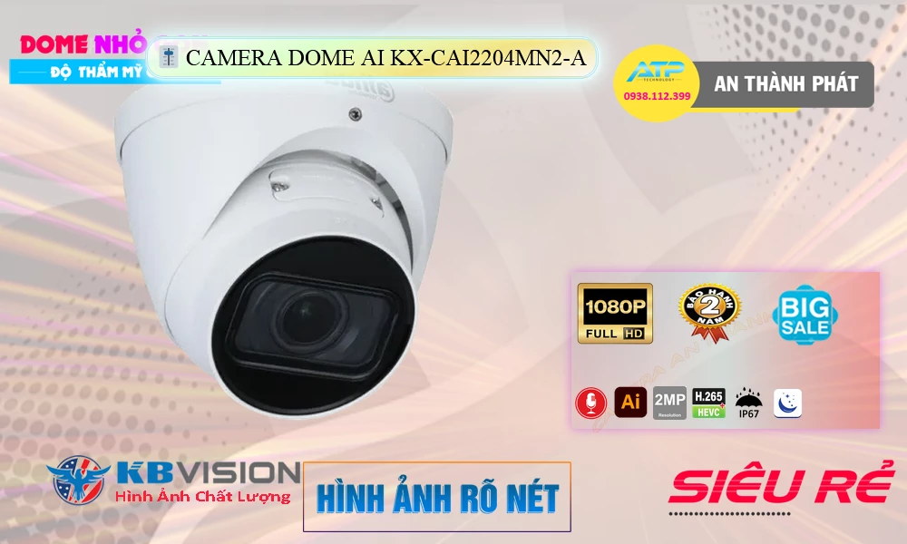 KX-CAi2204MN2-A sắc nét KBvision