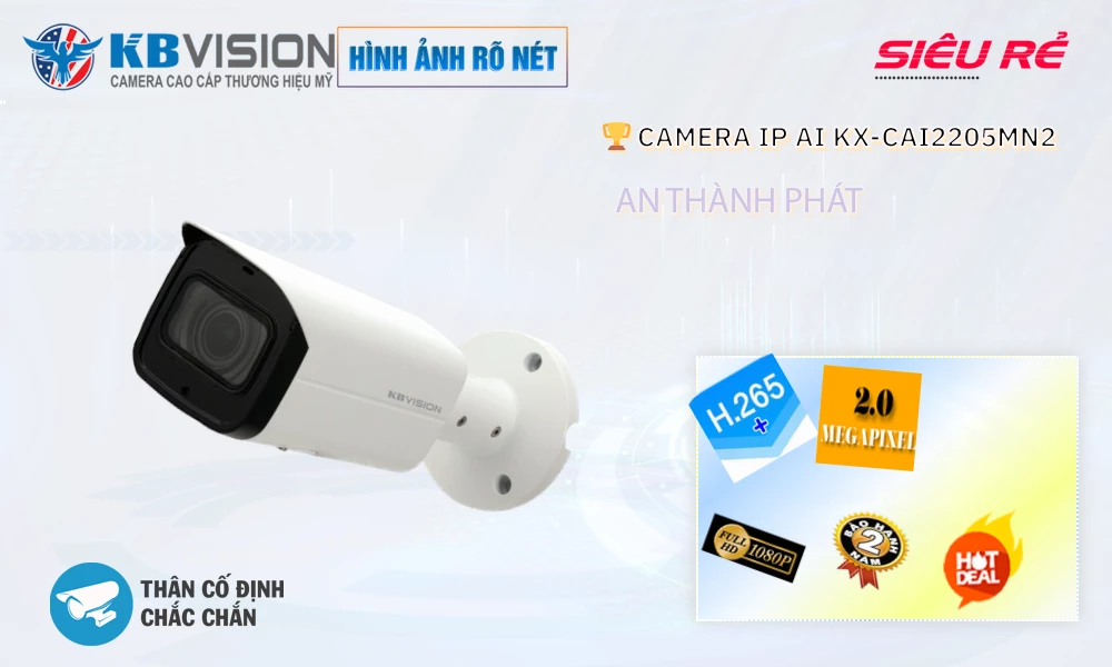 KX-CAi2205MN2 sắc nét KBvision KX-CAi2205MN2 sắc nét KBvision