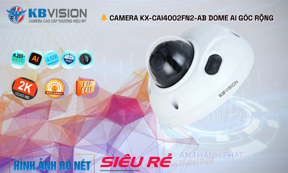 KX-CAi4002FN2-AB sắc nét KBvision KX-CAi4002FN2-AB sắc nét KBvision