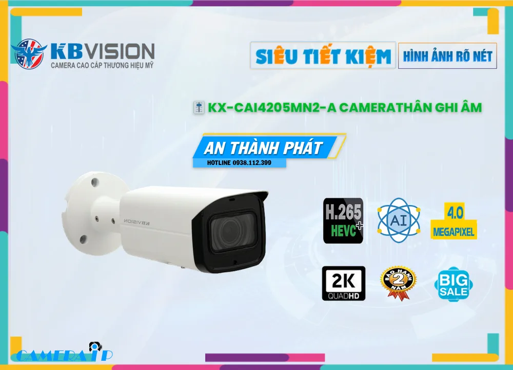 Camera Kbvision KX-CAi4205MN2-A,KX-CAi4205MN2-A giá mới nhấtKX-CAi4205MN2-A Chính hãng,KX CAi4205MN2 A,Giá Bán KX-CAi4205MN2-A Ultra 2k 4.0 MP ,Công ty bán  Camera Giám Sát KX-CAi4205MN2-A,KX-CAi4205MN2-A giá mới nhất,KX-CAi4205MN2-A Chính hãng,Giá ,Phân Phối Sỉ KX-CAi4205MN2-A