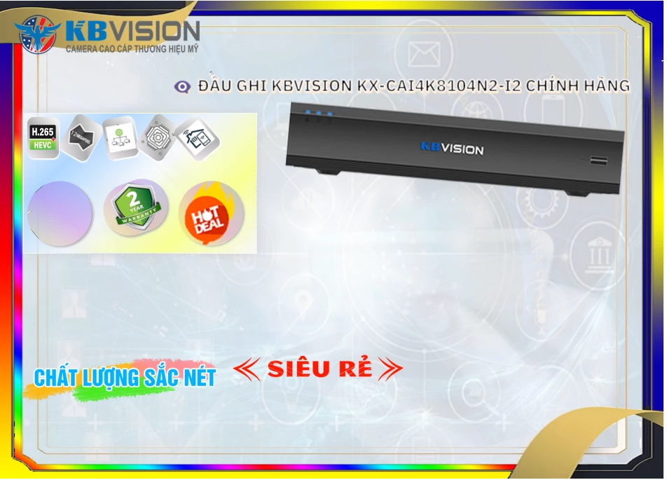 KX-CAi4K8104N2-I2 sắc nét KBvision KX-CAi4K8104N2-I2 sắc nét KBvision