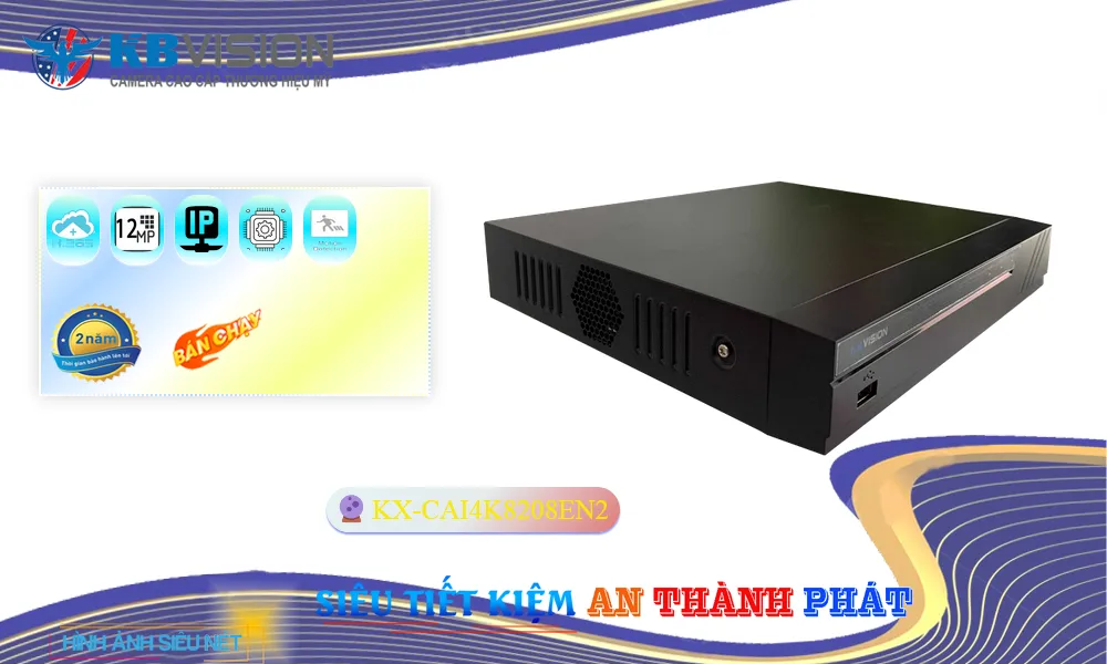 KX-CAi4K8208EN2 sắc nét KBvision KX-CAi4K8208EN2 sắc nét KBvision
