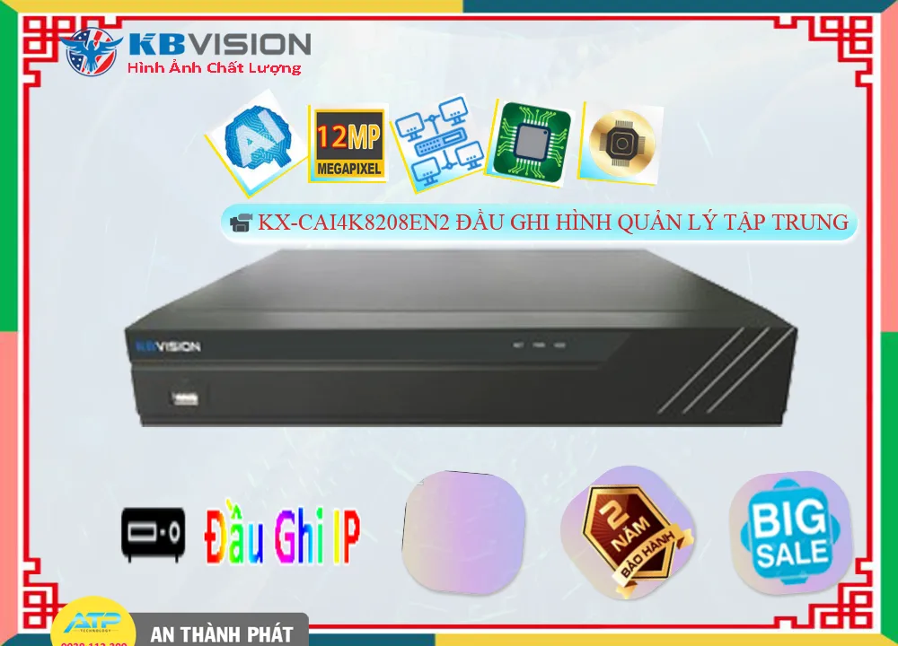 KX-CAi4K8208EN2 sắc nét KBvision KX-CAi4K8208EN2 sắc nét KBvision
