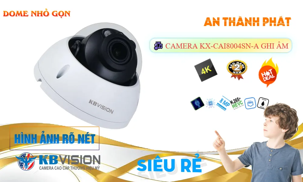 KX-CAi8004SN-A sắc nét KBvision