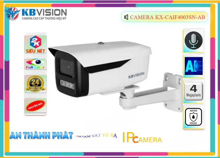 KX-CAiF4003SN-AB sắc nét KBvision KX-CAiF4003SN-AB sắc nét KBvision