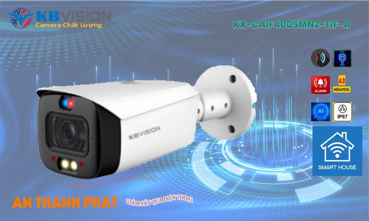 KX-CAiF4005MN2-TiF-A sắc nét KBvision KX-CAiF4005MN2-TiF-A sắc nét KBvision