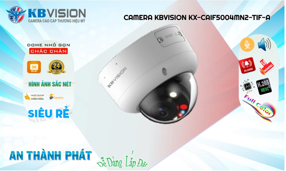 KX-CAiF5004MN2-TiF-A sắc nét KBvision KX-CAiF5004MN2-TiF-A sắc nét KBvision