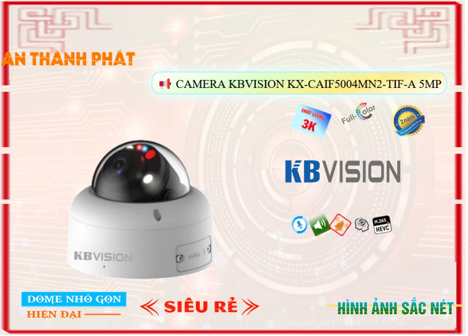 KX-CAiF5004MN2-TiF-A sắc nét KBvision KX-CAiF5004MN2-TiF-A sắc nét KBvision