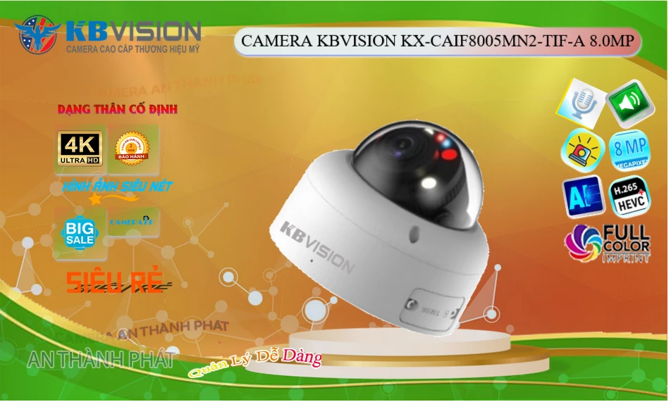 KX-CAiF8005MN2-TiF-A sắc nét KBvision ➠ KX-CAiF8005MN2-TiF-A sắc nét KBvision ➠