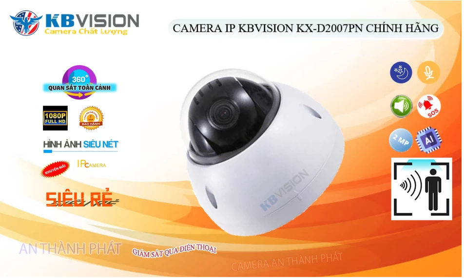 KX-D2007PN sắc nét KBvision KX-D2007PN sắc nét KBvision