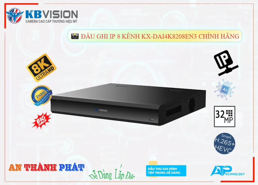 Đầu ghi KBvision KX-DAi4K8208EN3,KX-DAi4K8208EN3 Mới nhấtKX-DAi4K8208EN3 Siêu rẻ,KX DAi4K8208EN3,Giá Bán KX-DAi4K8208EN3Chất Lượng Hình sắc nét ,Nơi bán  Đầu Ghi Camera  KX-DAi4K8208EN3,KX-DAi4K8208EN3 Mới nhất,KX-DAi4K8208EN3 Siêu rẻ,Giá Phân Phối ,phân phối KX-DAi4K8208EN3