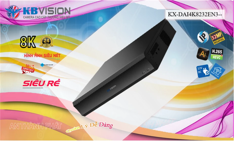 KX-DAi4K8232EN3 sắc nét KBvision