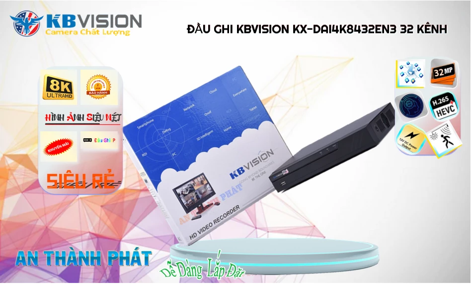 KX-DAi4K8432EN3 sắc nét KBvision