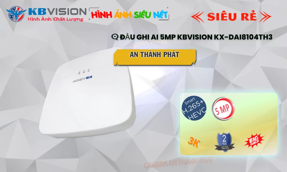 KX-DAi8104TH3 sắc nét KBvision KX-DAi8104TH3 sắc nét KBvision