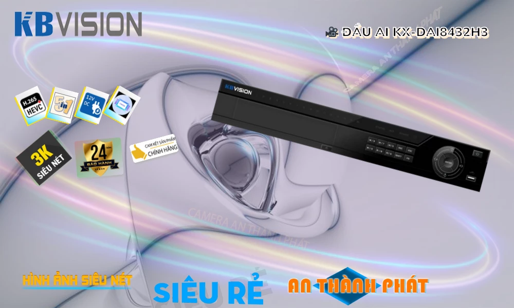 ➠  KX-DAi8432H3 sắc nét KBvision