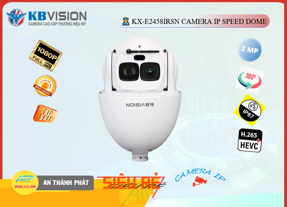 KX-E2458IRSN sắc nét KBvision KX-E2458IRSN sắc nét KBvision