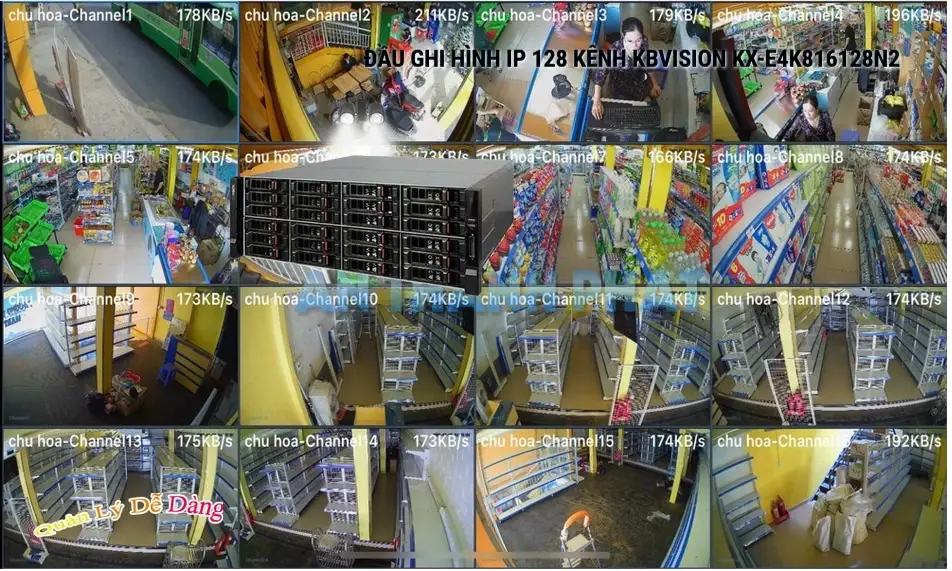 KX-E4K816128N2 sắc nét KBvision