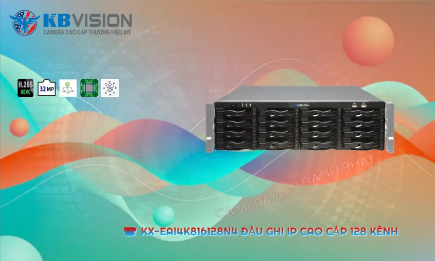 KX-EAi4K816128N4 Đầu Ghi KBvision KX-EAi4K816128N4 Đầu Ghi KBvision