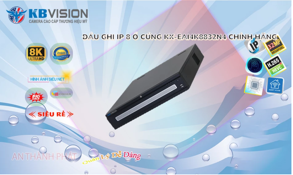 KX-EAi4K8832N4 sắc nét KBvision