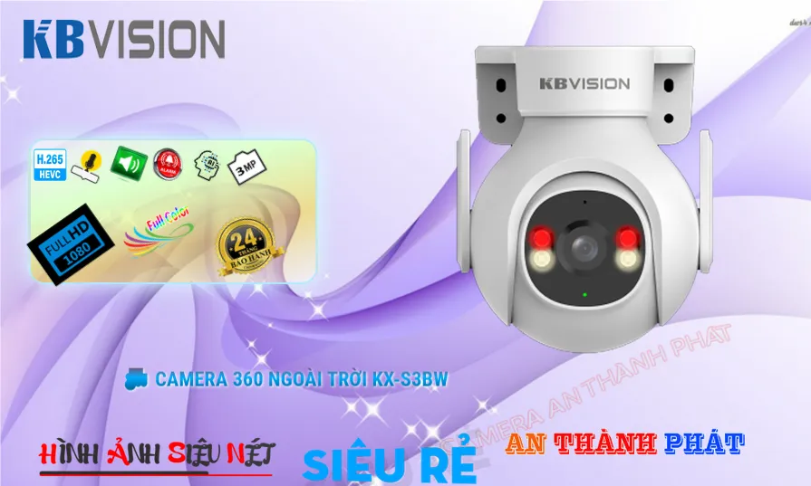Camera Wifi KBvision KX-S3BW Camera Wifi KBvision KX-S3BW