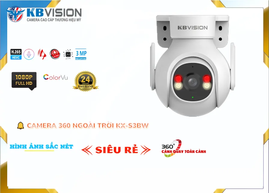 Camera Wifi KBvision KX-S3BW Camera Wifi KBvision KX-S3BW