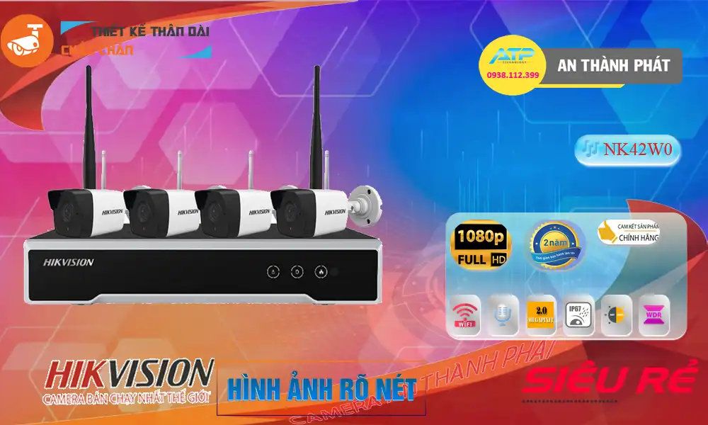 ۞ NK42W0 Camera Hikvision Mẫu Đẹp