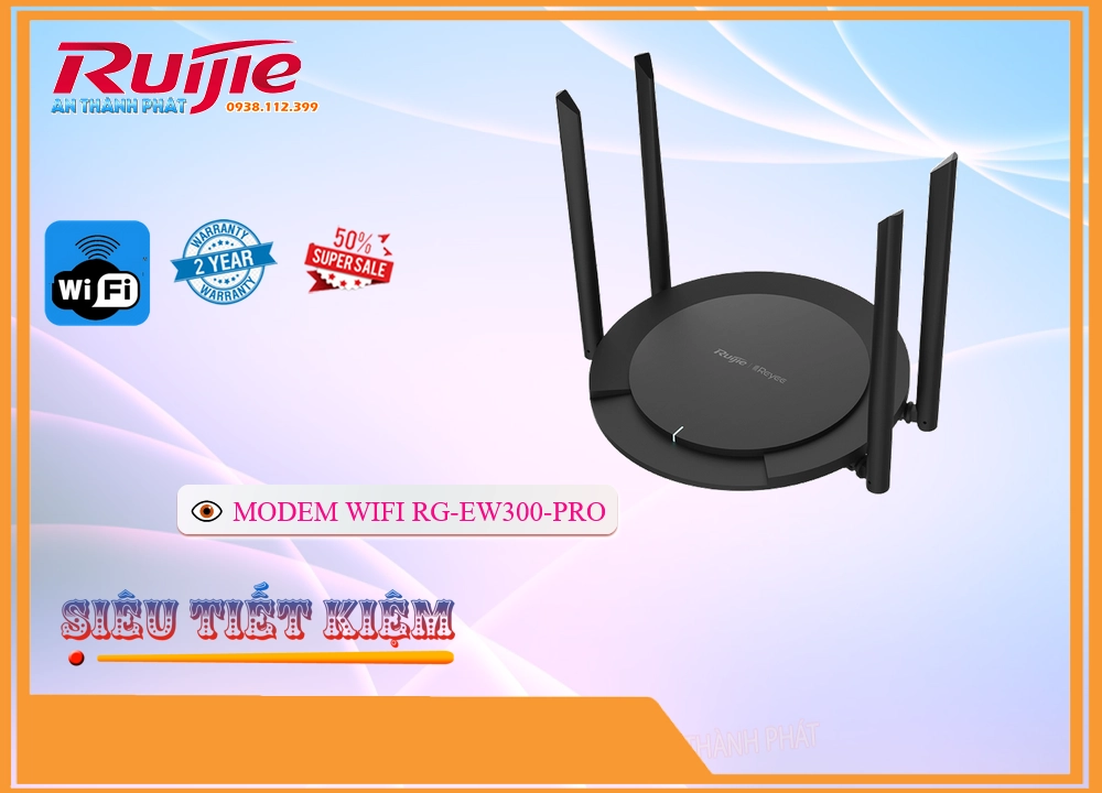 Modum Quản Lý Mạng Hãng Ruijie RG-EW300 PRO Modum Quản Lý Mạng Hãng Ruijie RG-EW300 PRO