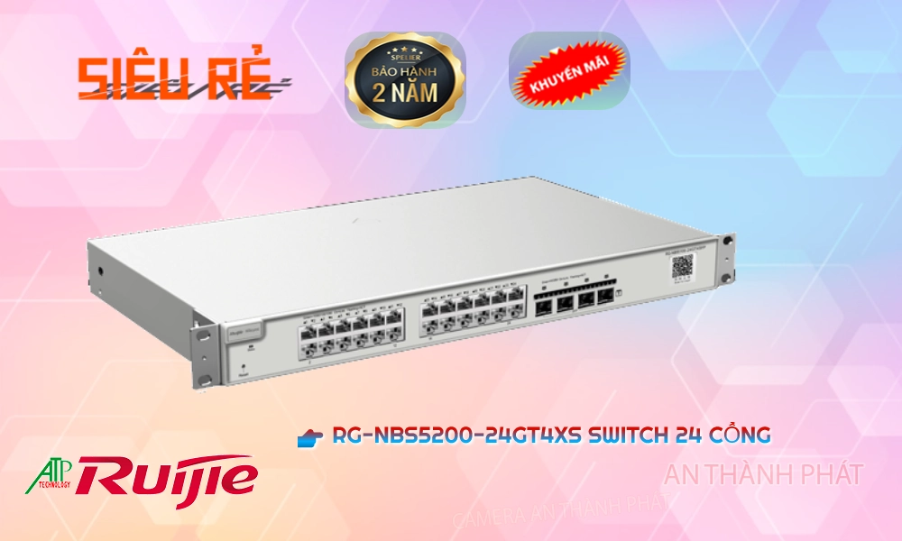 Bộ Quản Lý Mạng RG-NBS5200-24GT4XS Hãng Ruijie Bộ Quản Lý Mạng RG-NBS5200-24GT4XS Hãng Ruijie