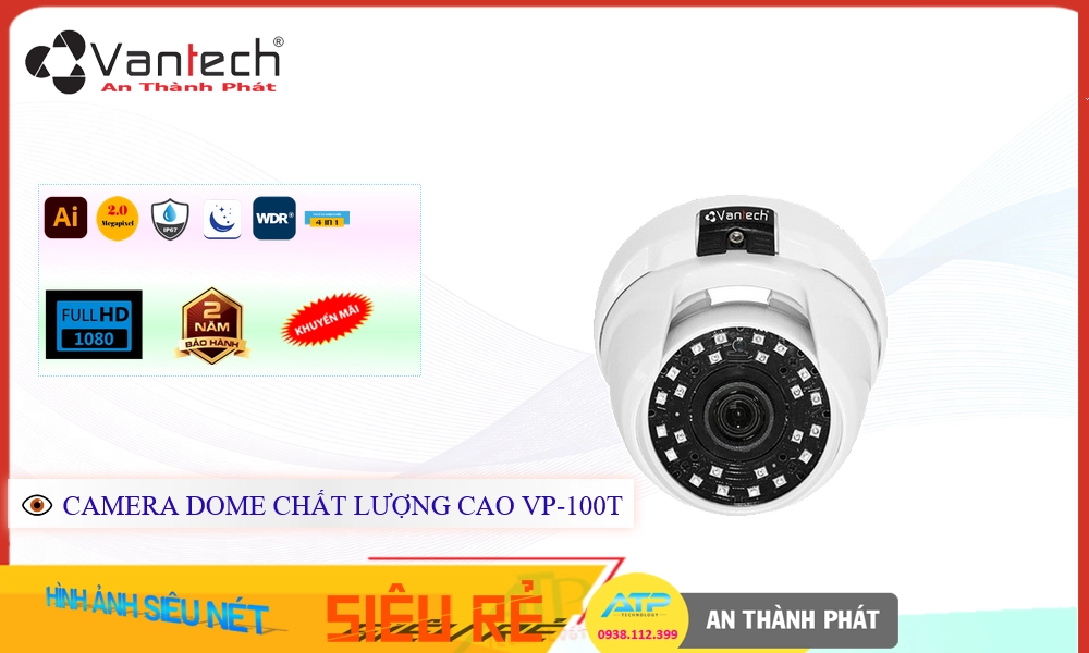 VP-100T Camera VanTech Giá tốt VP-100T Camera VanTech Giá tốt