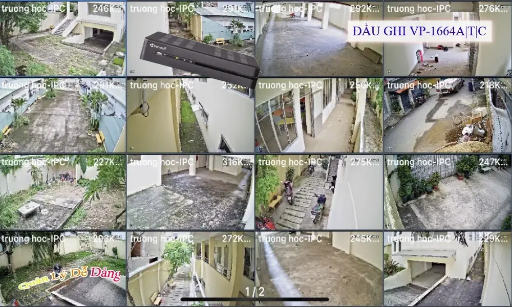 Đầu ghi VanTech VP-1664A|T|C Mẫu Đẹp