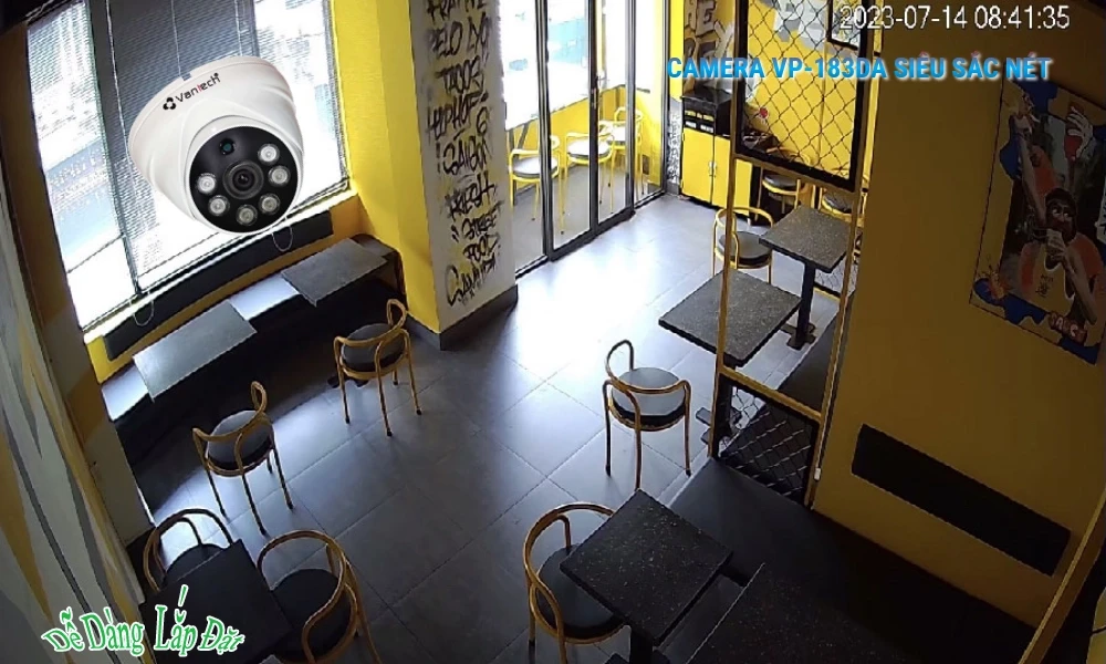 VP-183DA Camera Cấp Nguồ Qua Dây Mạng VanTech