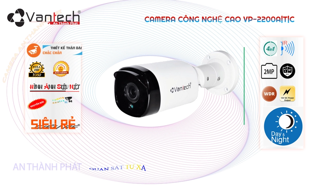 VP-2200A|T|C Camera HD Anlog VanTech Giá tốt VP-2200A|T|C Camera HD Anlog VanTech Giá tốt