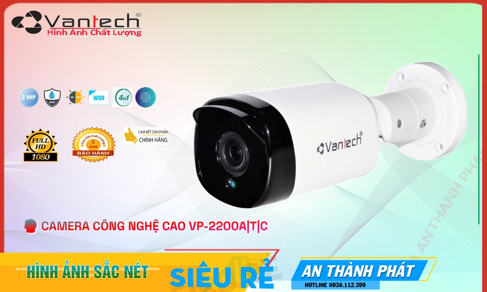 VP-2200A|T|C Camera HD Anlog VanTech Giá tốt VP-2200A|T|C Camera HD Anlog VanTech Giá tốt