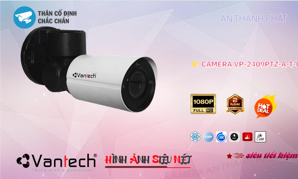 ✲ Camera HD VanTech VP-2409PTZ-A|T|C Tiết Kiệm ✲ Camera HD VanTech VP-2409PTZ-A|T|C Tiết Kiệm
