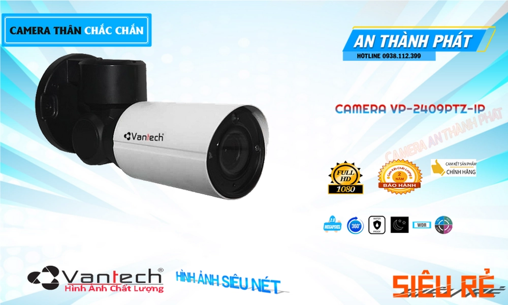Công Nghệ HD VP-2409PTZ-IP Sắc Nét VanTech Công Nghệ HD VP-2409PTZ-IP Sắc Nét VanTech