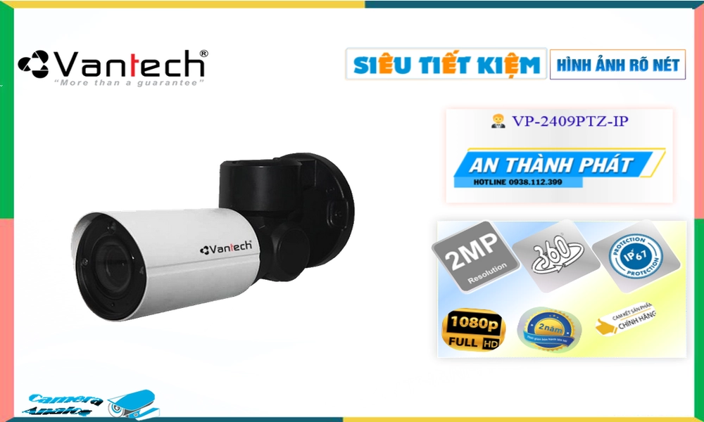 Công Nghệ HD VP-2409PTZ-IP Sắc Nét VanTech Công Nghệ HD VP-2409PTZ-IP Sắc Nét VanTech