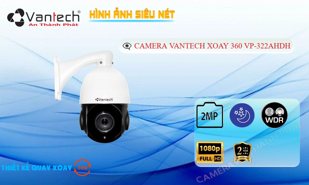 Camera HD Anlog VanTech VP-322AHDH Mẫu Đẹp