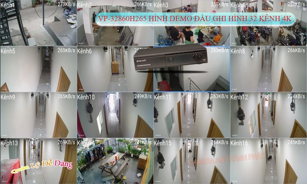 VP-32860H265 Đầu Ghi VanTech
