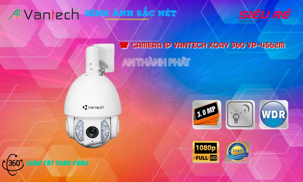 Camera ❂ VP-4562M Quay xoay 360 Độ