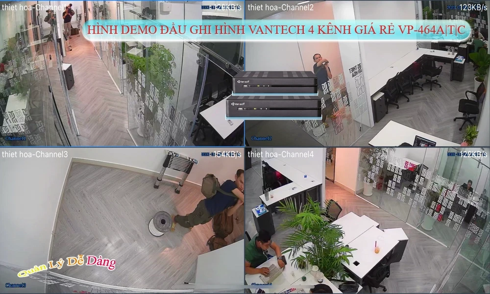 ✲ Đầu ghi VanTech VP-464A|T|C Mẫu Đẹp ✲ Đầu ghi VanTech VP-464A|T|C Mẫu Đẹp