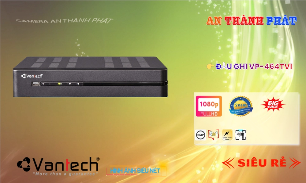 Đầu Thu VanTech VP-464TVI